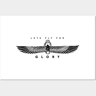 Lets fly for GLORY Posters and Art